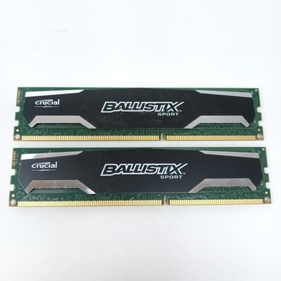 Crucial Ballistix Sport 8GB (2x4GB) DDR3 1600MHz PC3-12800U Desktop RAM Kit