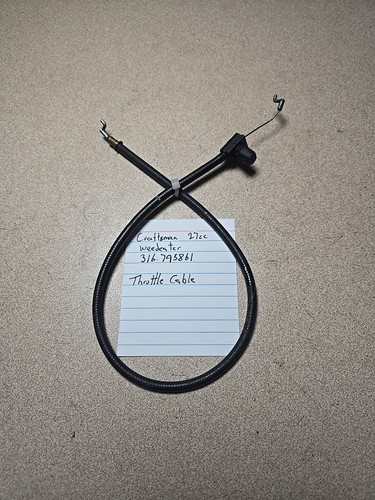Craftsman 27cc 316.795861 Weedeater Throttle Cable