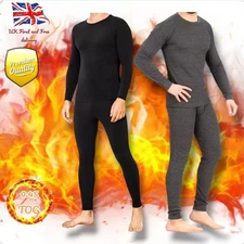 Long Johns Bottoms Thermal Underwear Mens Lined Leggings Under Wear Pants