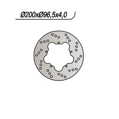 Bremsscheibe Vorne NG 610 Derbi BOULEVARD 2T 50 2009 2012