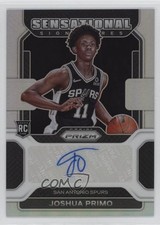 2021-22 Panini Prizm Sensational Signatures Silver Joshua Primo #SS-JPR Auto 3hd