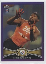 2012 Topps Chrome Retail Purple Refractor 345/499 Chris Rainey #53 0o0