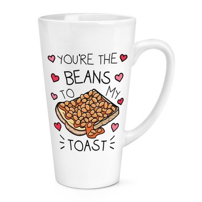 You're The Beans To My Toast 17 Unzen großer Latte Becher Tasse Valentinstag Freundin Frau