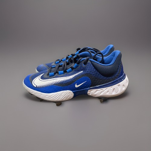 Nike Baseball Cleats Alpha Huarache Elite 4 Navy White DR6851-414 Mens Size 7.5 - Picture 4 of 8
