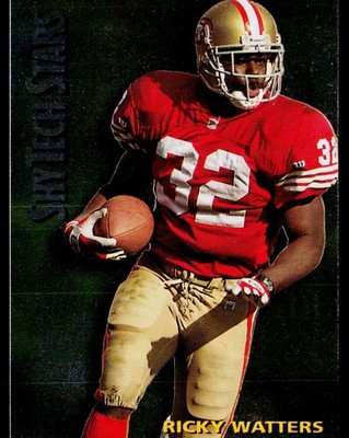 1994 SkyBox Premium #ST-17 Ricky Watters SkyTech Stars
