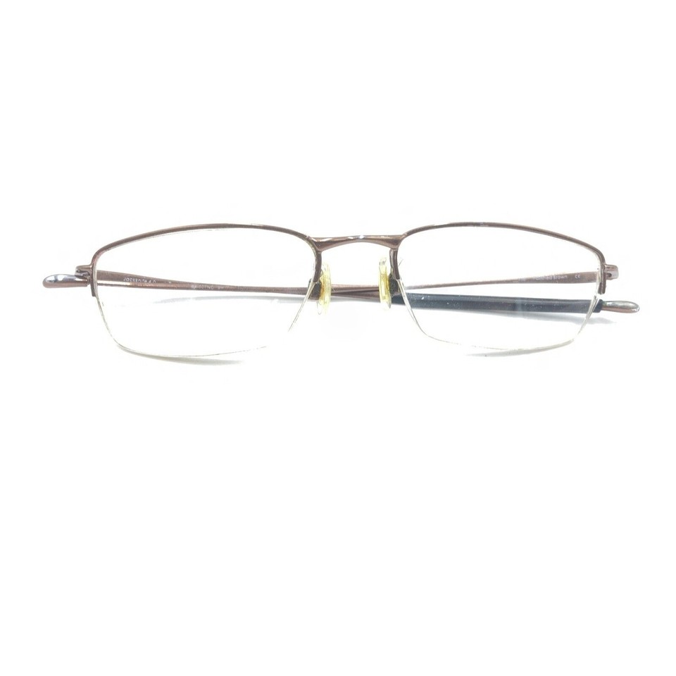 Oakley Jackknife 4.0 Polished Brown Metal Half Rim Eyeglasses Frames 51 ...