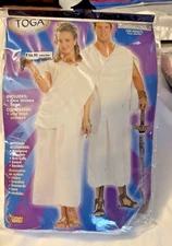Forum Novelties Unisex Toga Halloween Costume Adult XL Fits up to 48"