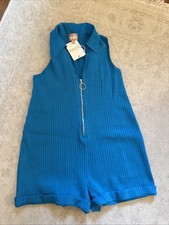 WOMENS NWT SHOW ME YOUR MUMU SHORTS ROMPER SWEATER MEDIUM