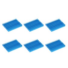 5x30x40mm Blue Aluminum Heatsink Thermal Adhesive Pad 3D Printers 6Pcs