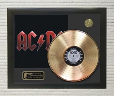 AC/DC Black Ice Gold or Platinum Framed Record Display
