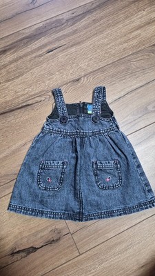 Jeanskleid Trägerkleid Gr. 62 Blau *neuwertig*