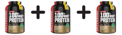 3 x Nutrend 100% Whey Protein, Pineapple + Coconut - 2250g (41,48 EUR/kg)