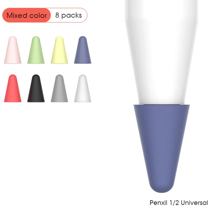 2X(Pencil Tip Cover for Pencil 2Nd 1St Generation Mute Silicone Nib Case2473 - Image 4 of 4
