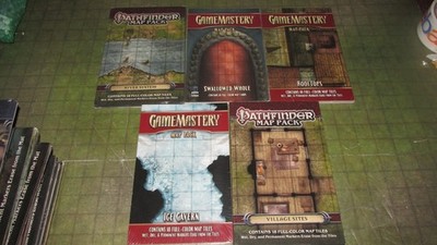 Pathfinder Game Mastery Map Packs & Flip Mats Free shipping for any RPG systems