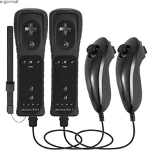 Motion Plus Wii Remote Controller & Nunchuck for Nintendo Wii & Wii U Console
