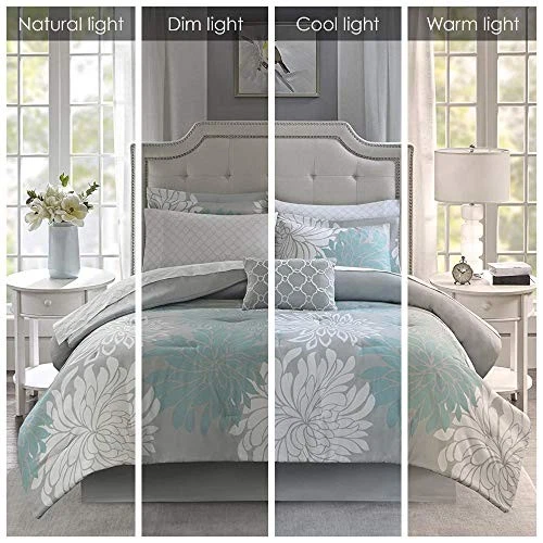 Edredón Essentials Maible Acogedora Cama en Bolsa con Completo Floral Aqua Foto 2 de 4