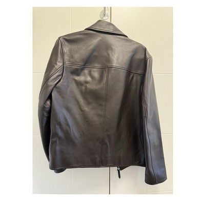 Coach The Leather Jacket Brown Collared Zip Short Jacket Size S | eBay