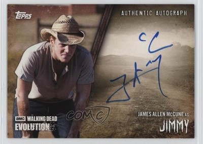 2017 Topps The Walking Dead Evolution James Allen McCune as Jimmy Auto 6m7
