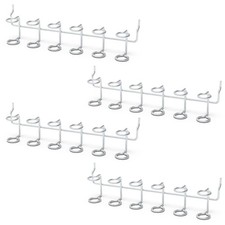 4-Pack Pegboard Screwdriver Holder  Silver Heavy Duty Steel Peg Board Screwdri...