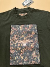 Image of EMPORIO ARMANI WOMENS GREEN FLORAL T-SHIRT SWEATER MEDIUM NEW WITH TAGS RRP£220