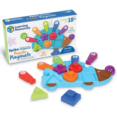 Learning Resources Spike The Fine Motor Hedgehog Puzzle Medium, Multi 