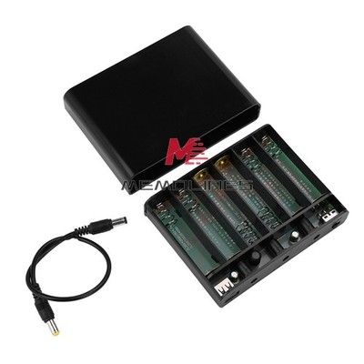 5V9V12V 6x18650   UPS Uninterrupted Power Supply   Power Bank Box 60W #wd
