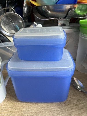 Tupperware 2x Swing-Box Schwingdeckel blau Vorratsdose  - Viele Weitere