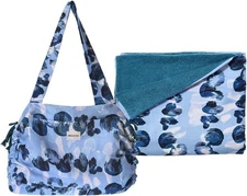 100% River Beach Towel Convertible into a Beach Bag Blanket Multi-Functional