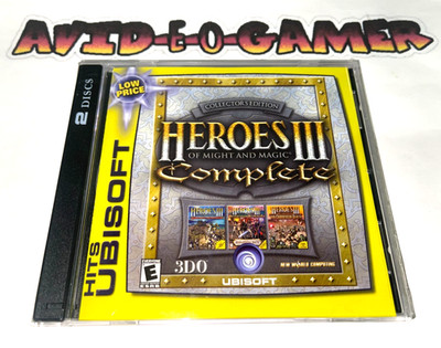 Heroes Might and Magic III 3 Complete PC 1999 Hits Ubisoft NTSC Jewel New Sealed