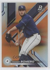 2019 Bowman Platinum Wal-Mart Top Prospects Orange Foil /25 Tommy Romero a2f