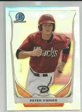 Peter O'Brien  Arizona 2014 Bowman Draft Top Prospect Refractor