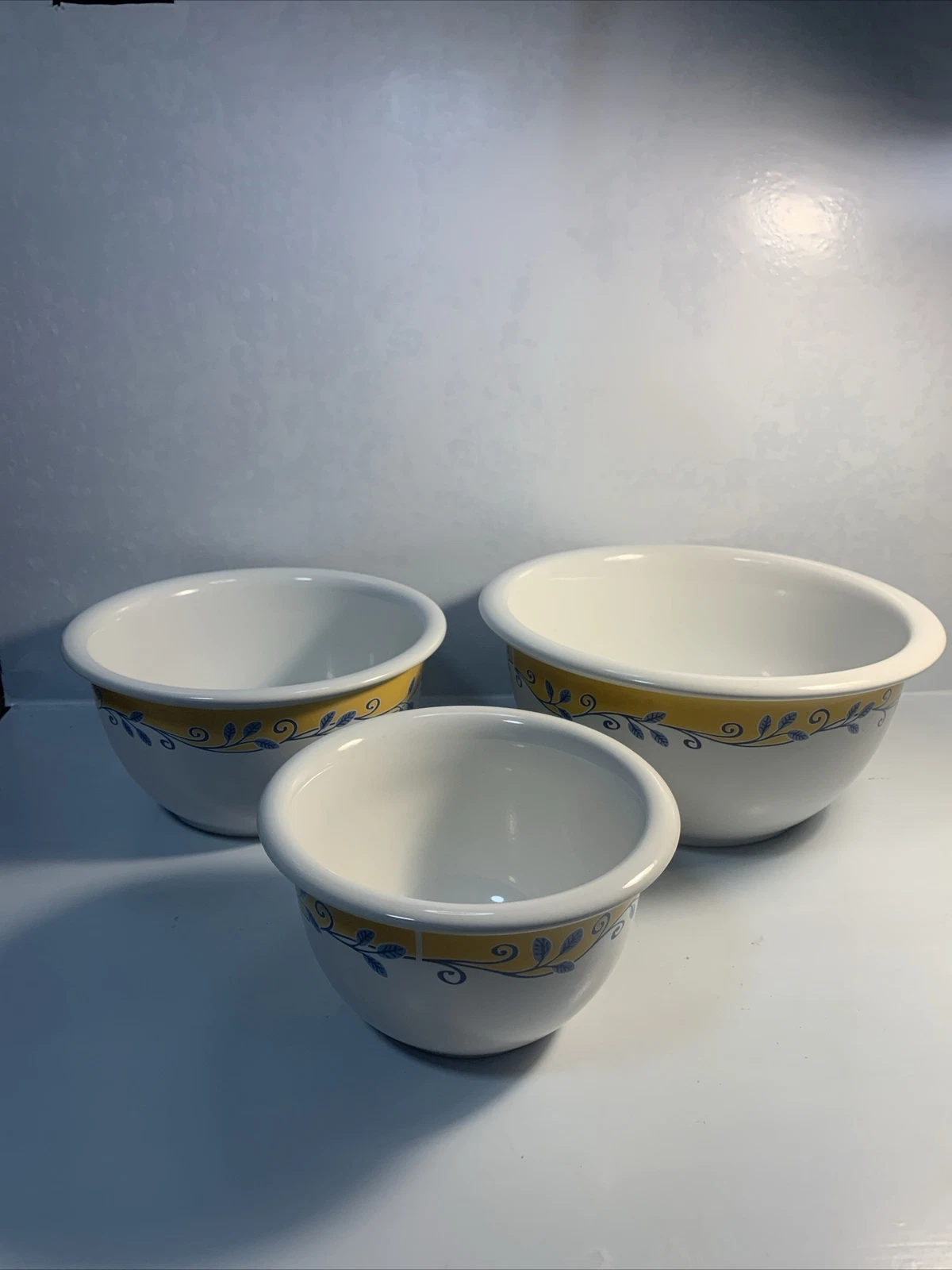 Corelle Coordinates Stoneware Bella Vista Nesting Mixing Bowls Set (1 2 3 qt)