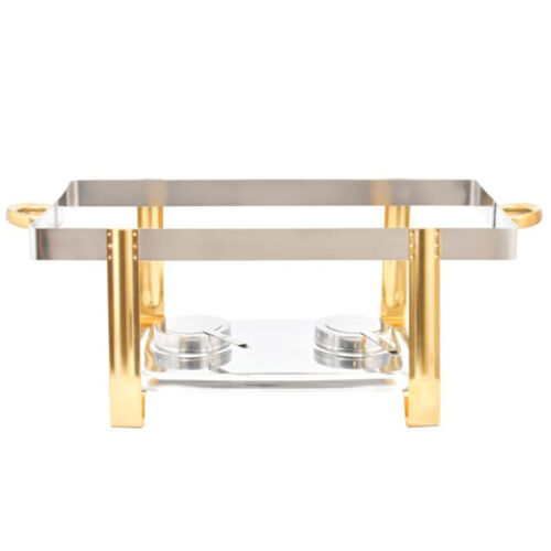 Set piatti chafer acciaio inox 9L/8 quarti scaldavivande buffet ristorazione - Foto 8 di 10