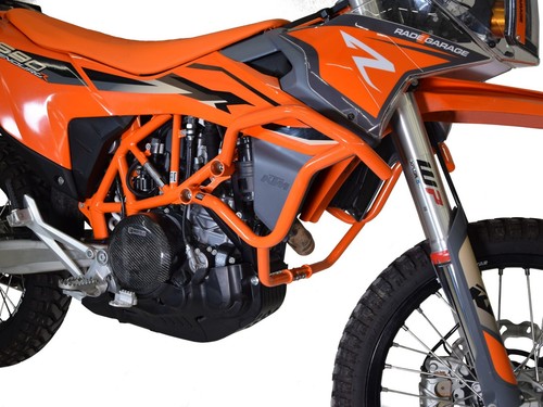 Defensa protector de motor Heed para KTM 690 Enduro (2021 - ) - Naranja - Imagen 2 de 6