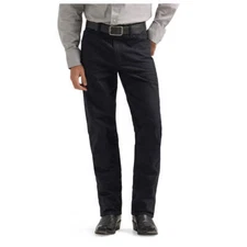 112361551 Wrangler Men's Cowboy Cut Tough Comfort Regular Fit Jean - Caviar NEW