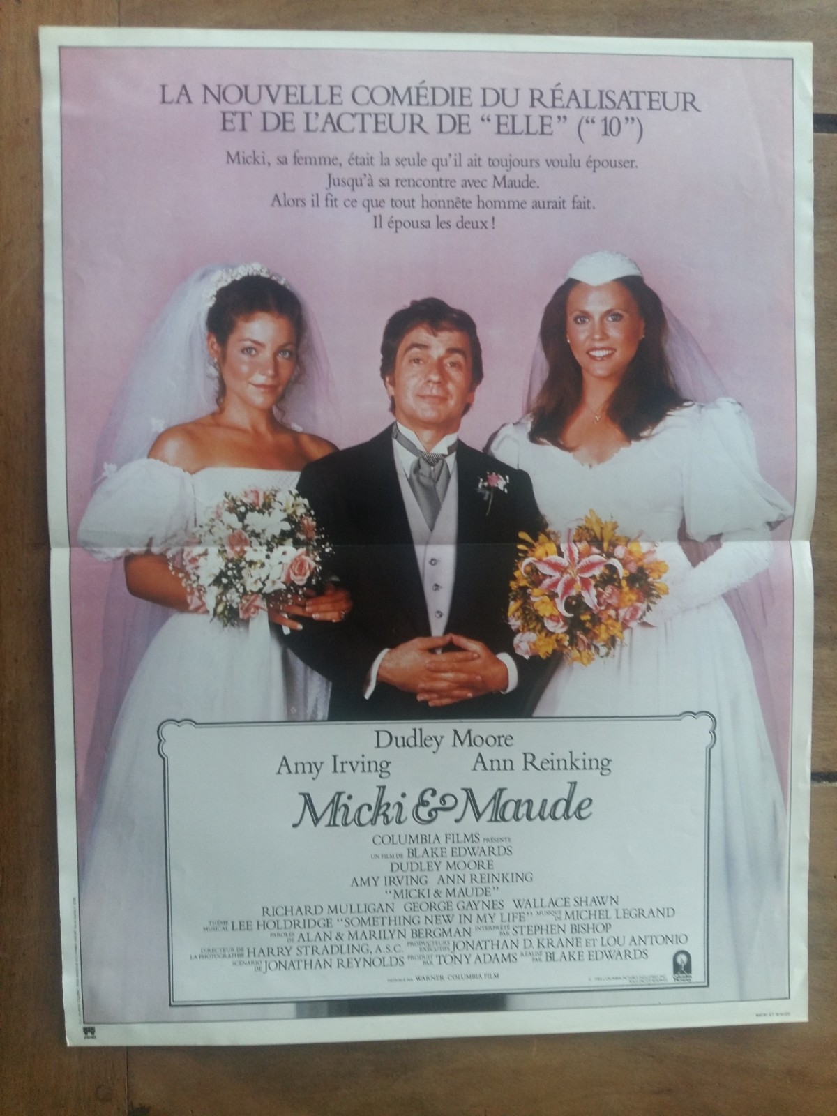 Locandina originale film Micki e Maude (1984) - Regia di Blake Edwards