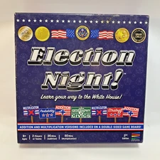 Election Night Board Game by Semper Smart - U.S. Civics, History & Strategy Fun