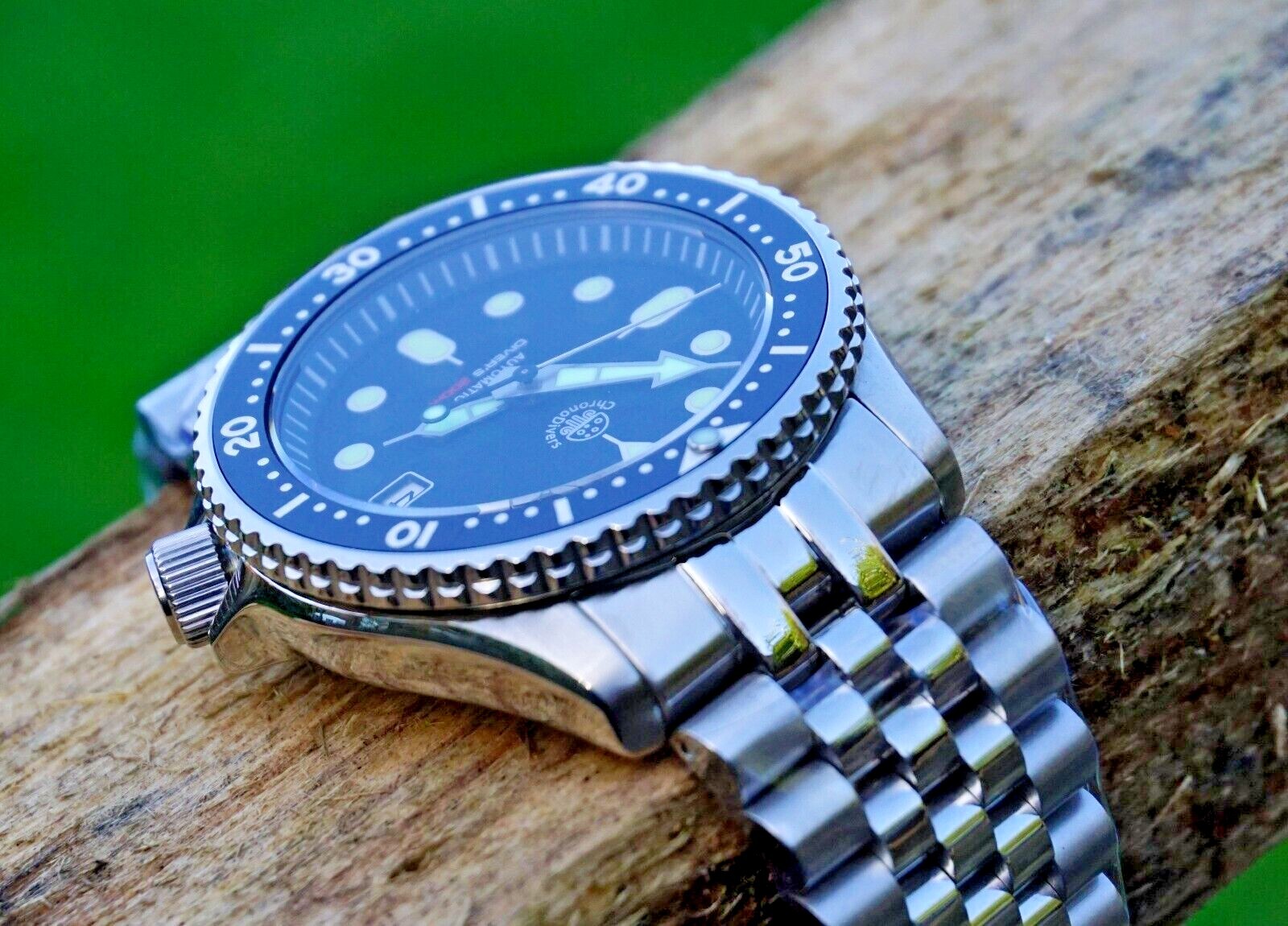 YANGQI Yaoqijie Orologio Mani Compatibile Con NH35A NH36A 4R36 7S36 7002 7009 Lume Stereoscopic Orologi Aghi Di Durata (Colore: Oro Rosa - Foto 3