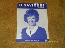Dale Evans sheet music O Saviour 1967 5 pages VG shape 