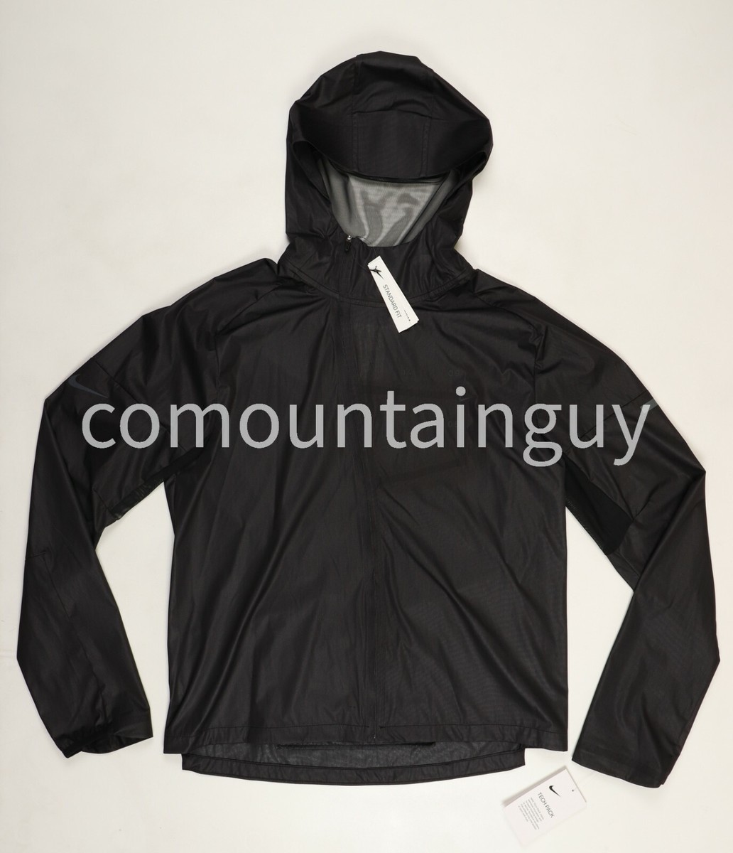Nike Tech Pack Running Jacket CT2381-010 Black $200 Men's