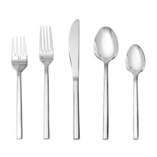 Fortessa Arezzo 18/10 Stainless Steel Flatware 5 Piece Place Setting