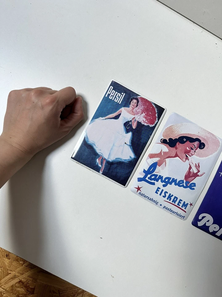 Metallschild Vintage Persil Langnese 3 Stück Gebraucht - Bild 2 von 4