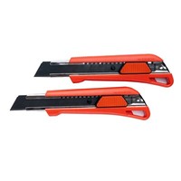2X WüRth Cuttermesser Inkl. 2 X 3 Schwarze Klingen WüRth 18Mm Extrem Scharf