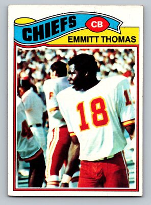 1977 Topps #129 Emmitt Thomas   Kansas City Chiefs