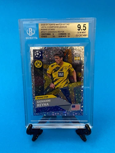 🔥 GIOVANNI REYNA Rookie Sticker Topps Champions 2020-21 BGS 9.5 🔥INVEST !!