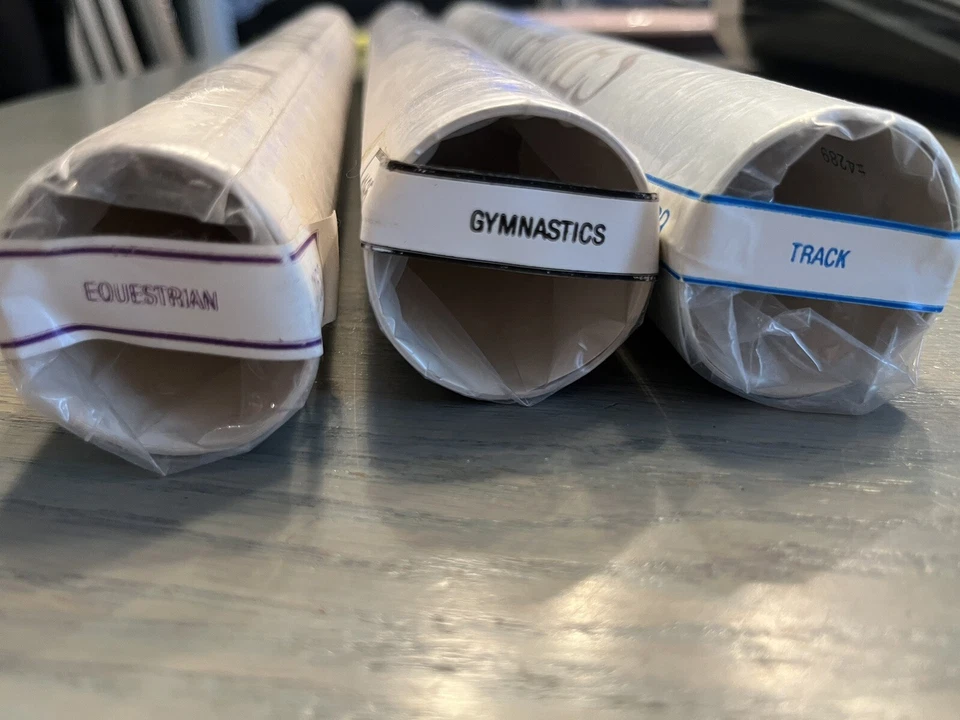 Carteles de la serie de arte de los Juegos Olímpicos de Verano 1984 de Los Ángeles *NUNCA ABIERTOS* Foto 2 de 4