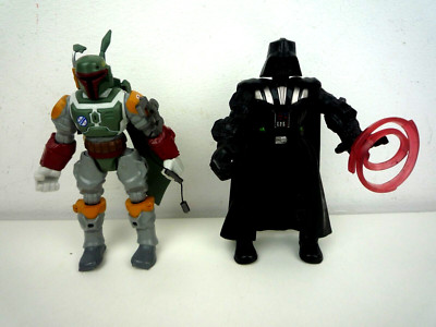 STAR WARS MARVEL SUPER HERO MASHERS 6,5'' FIGUREN BOBA FETT & DARTH VADER