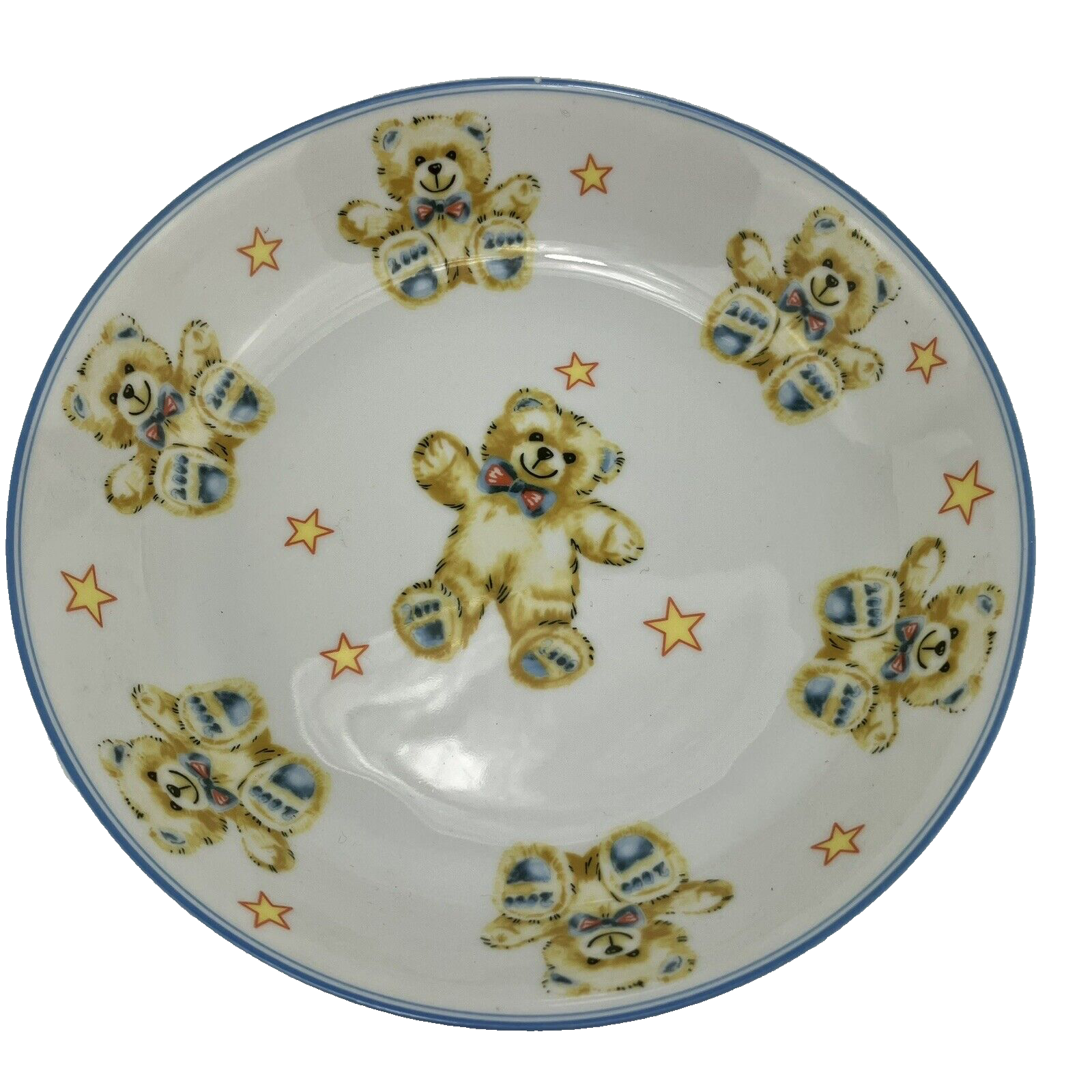 Porcelain Children's Plate Bowl Bears Kids Dinnerware x2 PT Design Bavaria Vinta