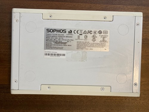 SOPHOS XG 115 Rev. 3 Firewall mit Netzteil & Home Lizenz aktiv - Bild 4 von 8