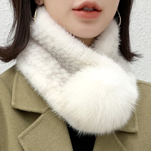 mink neck warmer